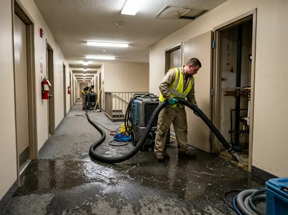 multi-unit-apartment-hallway-f-005 — frequently asked questions, Emergency Burst Pipe Water Extraction & Removal in Gardenda…